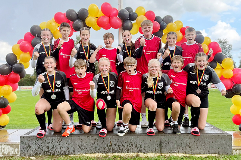 U14 DM Feld 2025 MTV Wangersen Mädchen Jungen