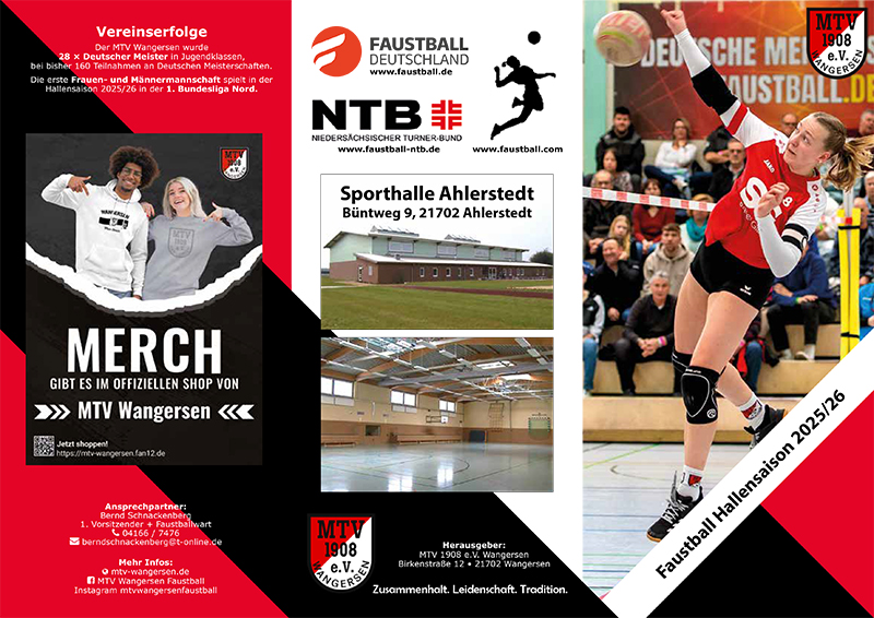 MTV Wangersen Flyer Halle 2025 2026 Seite 1